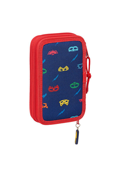 PJ Masks Geantă școlară PJ Masks Ready Bleumarin 12,5 x 19,5 x 4 cm 28 bucăți