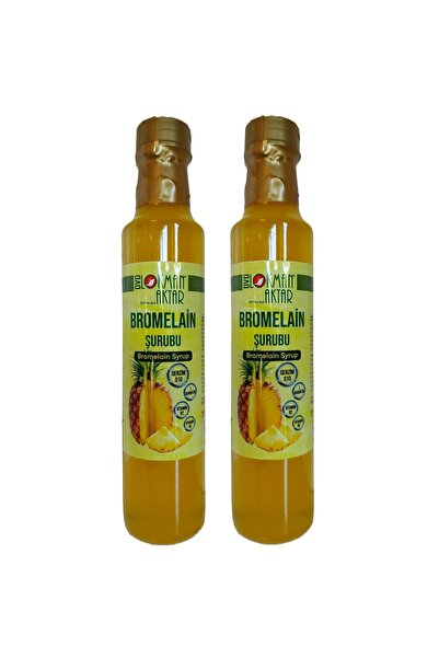 DVD Lokman Aktar Bromelain Şurubu, Katkısız, Doğal, 250ml 2 Adet, DVD Lokman ...