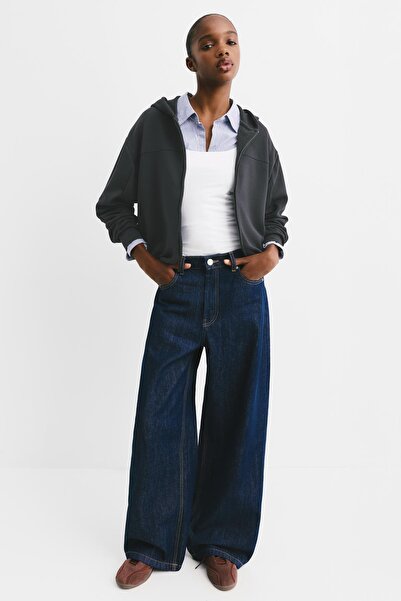 Pull & Bear Balon kapüşonlu sweatshirt