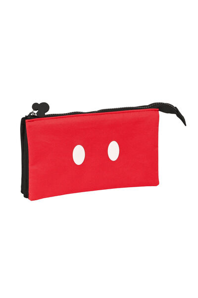 Mickey Mouse Clubhouse Triple Carry-all Mickey Mouse Clubhouse Mickey mood Red Black (22 x 12 x 3 cm)