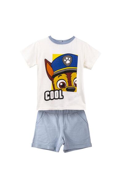 PAW PATROL 2-piece set for children, t-shirt and shorts, 100% cotton, multicolor, Cool, Paw Patrol