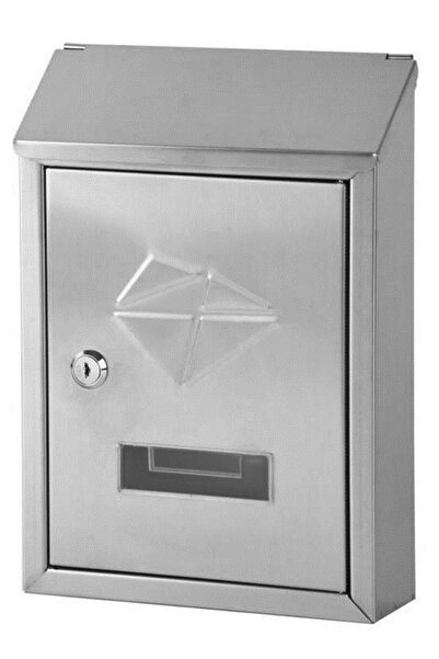 SGTT Stainless steel mailbox with name plate, 305x215x70 mm