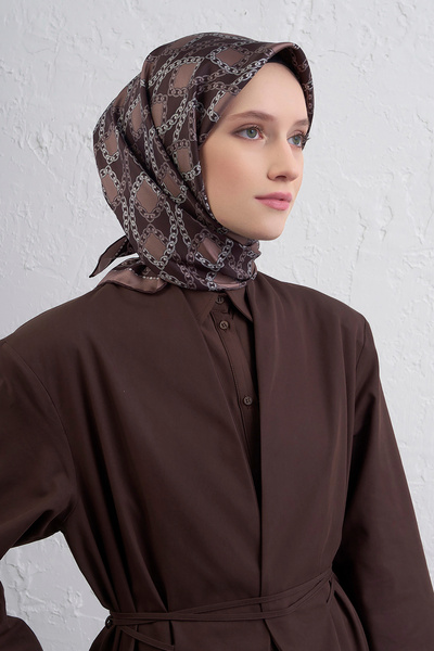 Armine Silk Scarf 9410D (Twi̇ll)-87