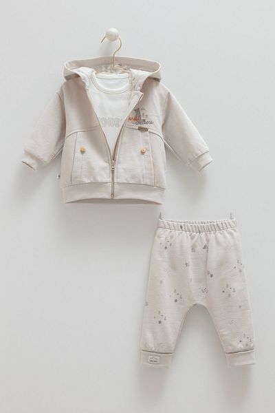 Caramell 03-18 Month Size Range Mountain Triple Set - Gray