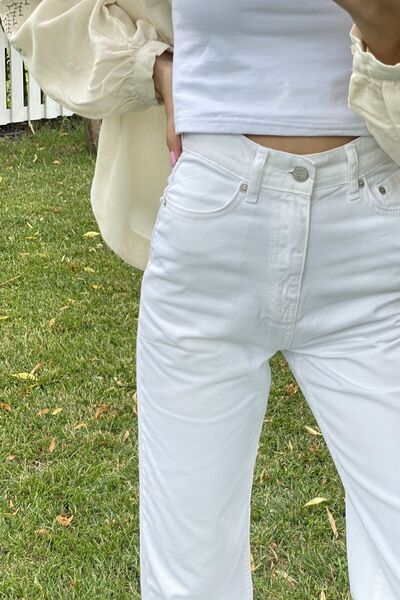 beeke 5 τζιν Palazzo με τσέπες