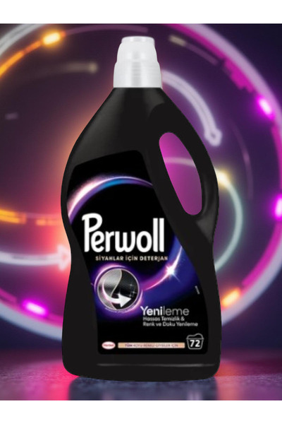 Perwoll Sıvı Deterjan Hassas Bakım Siyah Çamaşır 3.96L – 72 Yıkama, Etkili Te...