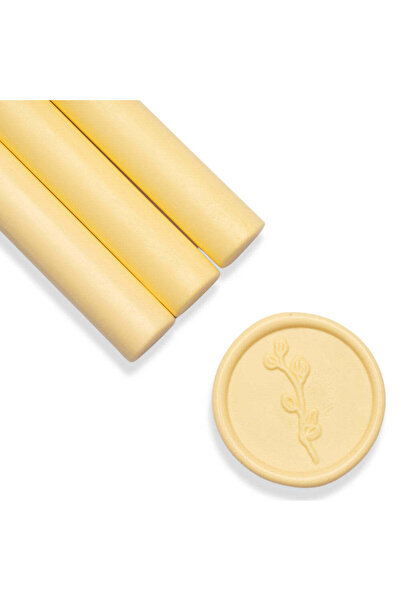 ARTIZAAR Set 5 batoane ceara, galben lamaie, mat, 1.1 x 13 cm, ceara pentru s...