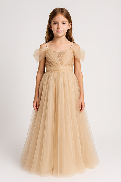 bertula KIZ ÇOCUK TÜL ABİYE