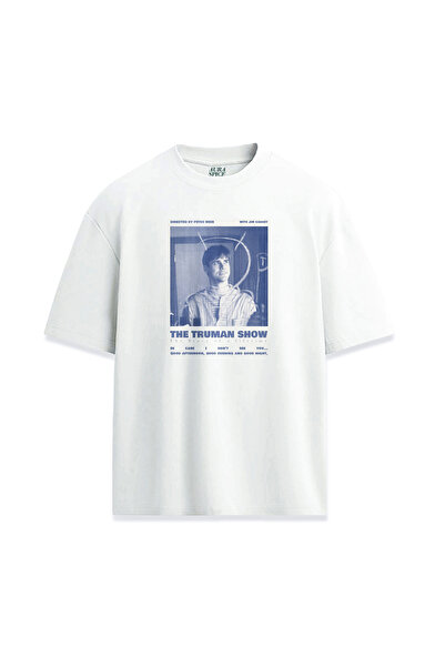 Darkia Truman Show Film Afiş Tasarım Baskılı Unisex Relaxed Tişört