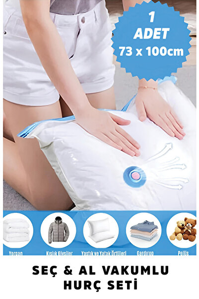 gogidigo aradığın o 1 Adet (73x100)cm Seç&Al Vakumlu Hurç-Vakumlu Poset-Yorgan Hurcu Seti
