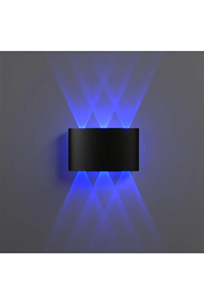 Cata ÇIFT YÖNLÜ 3LÜ DUVAR APLIK DEKORATIF DIŞ MEKAN MAVI LED AYDINLATMA