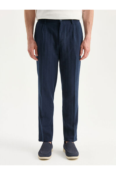 LC Waikiki Create Your Style from Uzg Store |   Standard Fit Linen Blend Men's Trousers