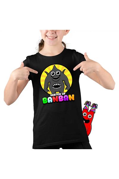 OEM Banban Sharky-Clee Monster Kids Girls T-Shirt