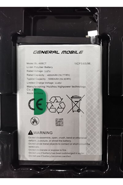 instatech General Mobile Era 50 Batarya Pil