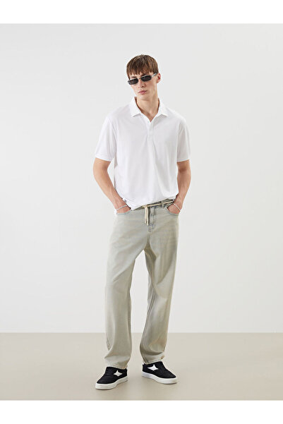 LC Waikiki بنطلون جينز رجالي فضفاض من إنديجو