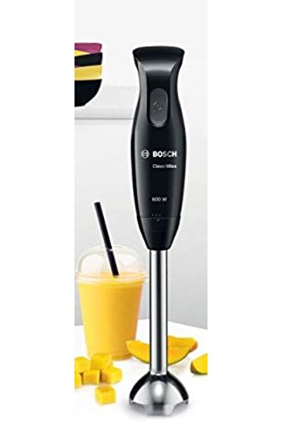 Bosch CleverMixx MSM2610BGB Hand Blender, 600W - Piano Black & Anthracite