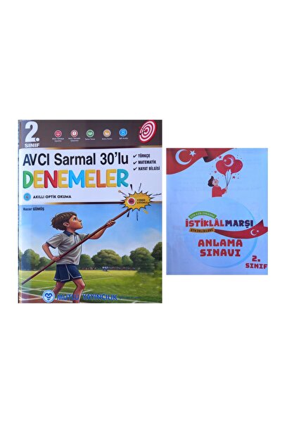 Mutlu Yayıncılık Avcı Sarmal 30’lu Deneme 2.sınıf +İstiklal Marşı Anlama Sına...