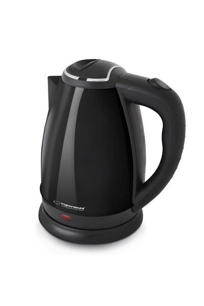 ESPERANZA Fierbător electric, Esperanza, oțel inoxidabil și plastic, 1,8 l, negru