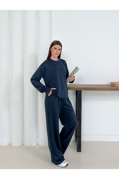 OTAKU Women's Modal Fabric Long Sleeve Sweatshirt Tracksuit Set