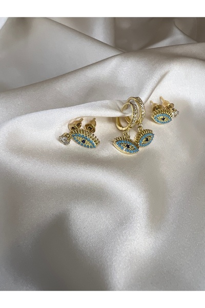 Roha Çelik Eyesore 6’lı Küpe Set