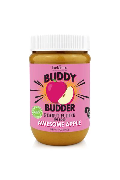 Bark Bistro ، زبدة الفول السوداني الرائعة من أبل بادي بادر للكلاب - 17 أونصة
