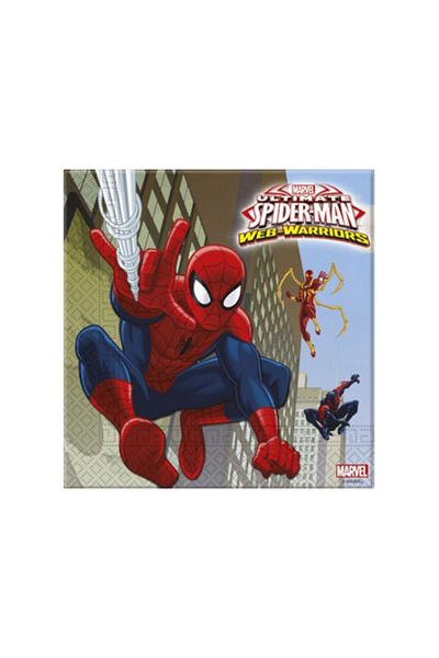 SPIDERMAN Set 20 Servetele Web Warriors