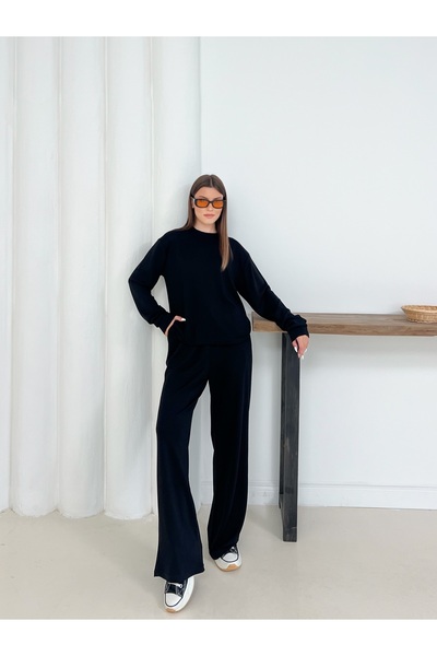 Gameyal Women's Modal Fabric Long Sleeve Sweatshirt Tracksuit Set