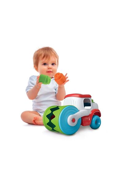 CLEMENTONI Educational Toys 17495 Soft Clemmy - Soft Block Sensory Silimdir Truck 6-36 Months Girl Erk