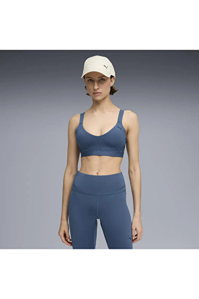 Puma SHAPE BRA - Low Mavi Kadın Sporcu Sütyeni