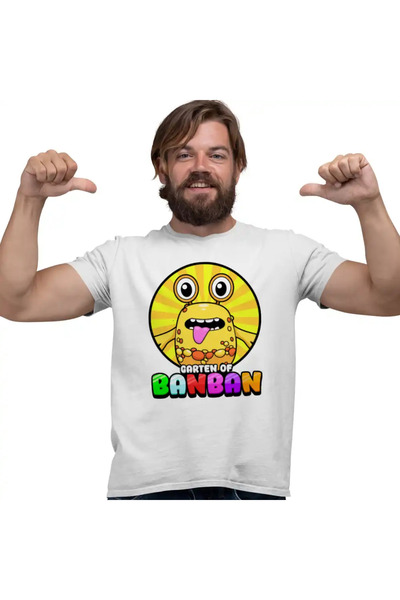 OEM Мъжка тениска Banban's Garden Yellow Mars