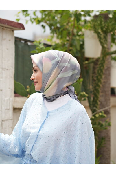 MOONORO ÇİÇEK DESEN SOFT EŞARP