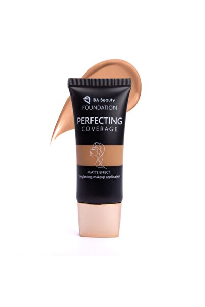 IDA Beauty كريم أساس سائل جلام إت! | لمسة نهائية غير لامعة، خفيف الوزن | حلال، خالٍ من القسوة (نايف، ٣٥ مل)