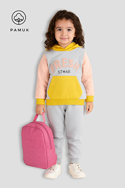 HK HOPKİDS Κοριτσίστικο κοστούμι με κέντημα με δύο κλωστές Me ελαφρύ lt