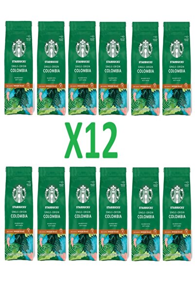 starbucks coffee STARBUCK COFFEE SINGLE - ORIGIN COLOMBİA 12X200 GR.