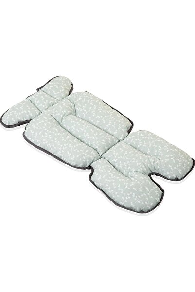 Babyjem Stroller and High Chair Cushion Green Flower