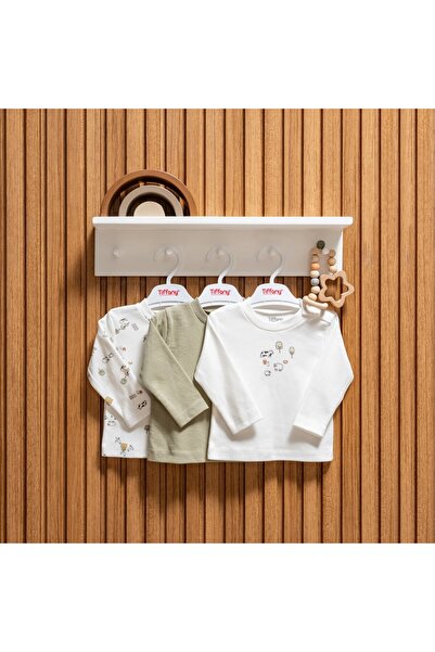 Tiffany Baby Kıds Tiffany Baby Farm Village Theme 3-Piece Sweat 51096