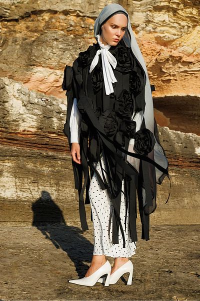 Mooncorn Gradient Muslin Shawl Smoke