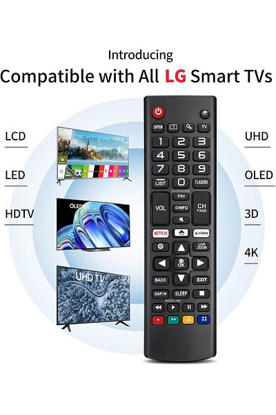LG Smart TV Remote Control Replacement,Universal for All OLED 3D TV