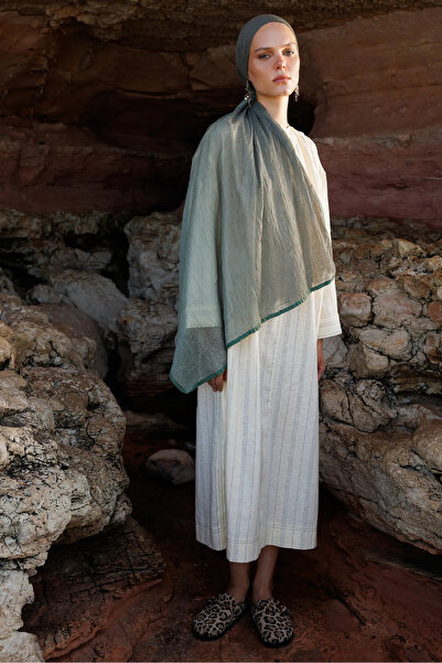 Mooncorn Gradient Muslin Shawl Çağla