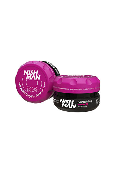 NISHMAN Saç Şekillendirici Mat Wax M5 / Karma Saç Tiplerine Yönelik 100 ml