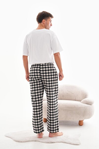 HG MODA Trening pentru bărbați cu model în carouri, unisex