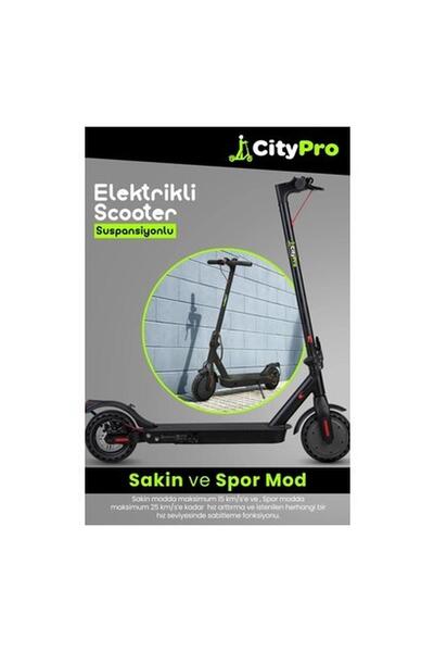 citypro Süspansiyonlu Çift Şürüş Modlu Katlanabilir Elektrikli Scooter 261786