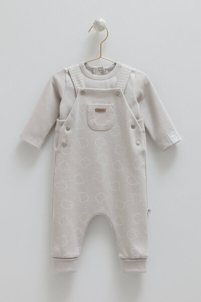 Caramell Bear Salopet - Gray