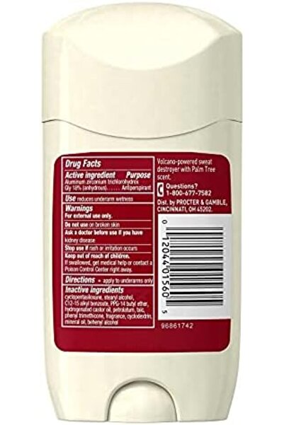 Old Spice Fiji With Palm Tree Antiperspirant & Deodorant, pack of 3