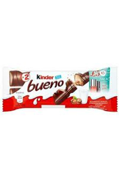 Kinder Napolitana Bueno cu crema de lapte si alune de padure 129 g