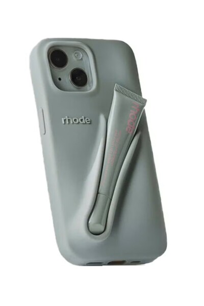 GENERAL Cat-Cot iPhone 15 Pro Compatible Rhode Summer Lip Case with Lipstick Compartment