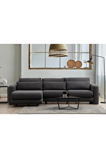 Vivense LİLLY BUKLET KÖŞE KOLTUK, ANTRASİT, SOL KÖŞE