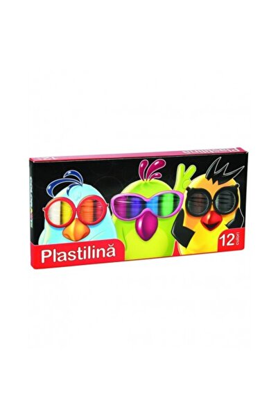 NN Set de 12 plastic colorat, multicolor