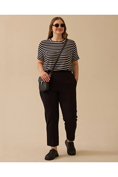 Gala-Xi Pantaloni cu cusături în față de mărime mare