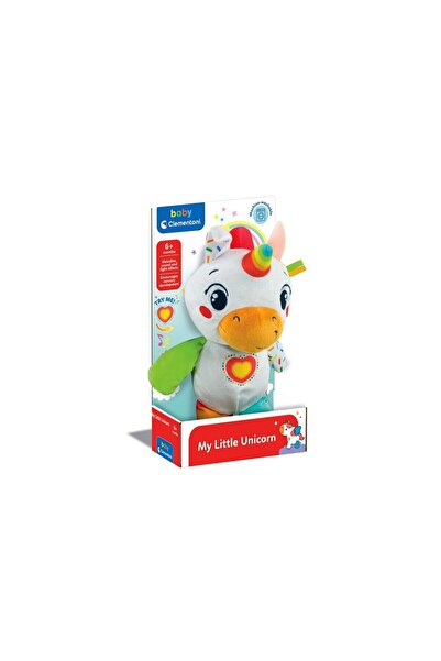 CLEMENTONI 17846 Baby - Tek Boynuzlu At Peluş Oyuncak